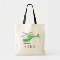 Cute Baby Boy's Helicopter Aircraft and Name