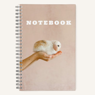 Cute Baby Bunny Rabbit  Notebook