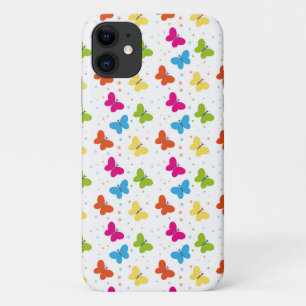 Cute Baby Butterfly Design Colourful Girly Fun iPhone 11 Case