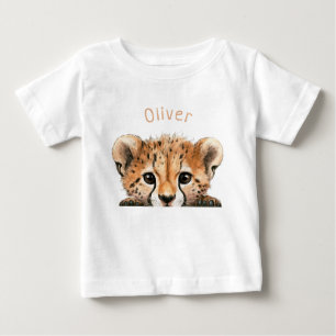 Cute Baby Cheetah Personalized T-Shirt