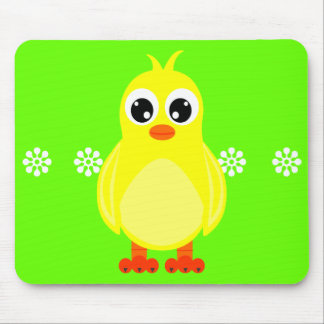 Cute Baby Chick Cartoon Mouse Pad