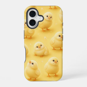 Cute Baby Chick Phone Case - Fluffy Yellow
