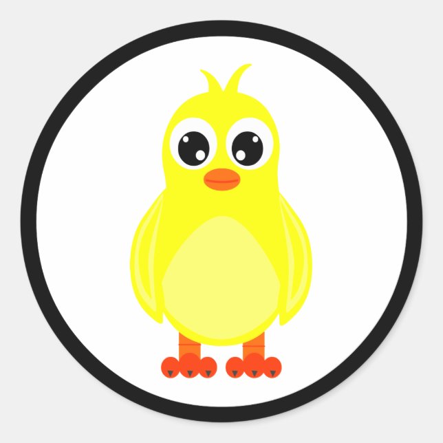 Cute Baby Chick Stickers (Front)