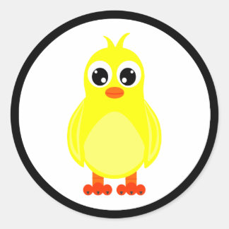Cute Baby Chick Stickers