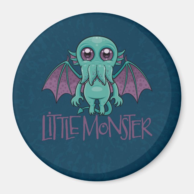 Cute Baby Cthulhu Little Monster Magnet (Front)