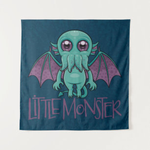 Cute Baby Cthulhu Little Monster Tapestry