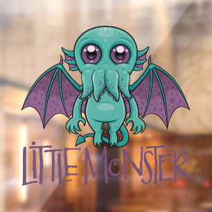 Cute Baby Cthulhu Little Monster Window Cling