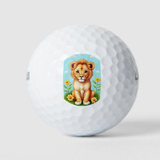 Cute Baby Cub Golf Balls
