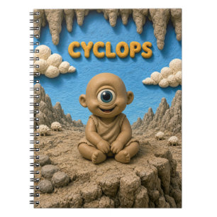 Cute Baby Cyclops, Mythical Notebook