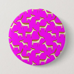 Cute Baby Deer and Family 3 Inch Round Button