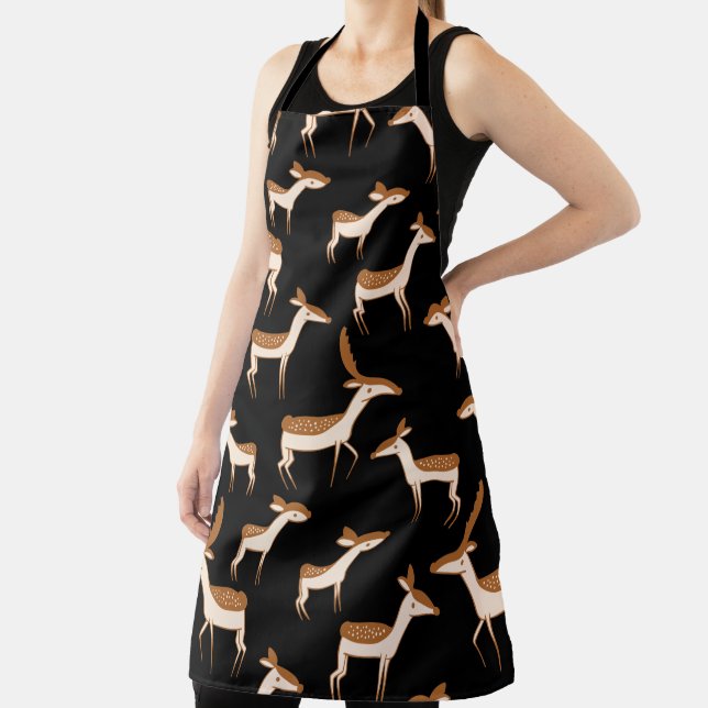 Cute Baby Deer and Family Apron (Insitu)