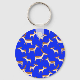 Cute Baby Deer and Family Keychain