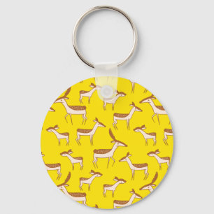 Cute Baby Deer and Family Keychain