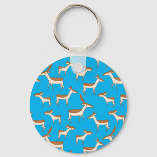 Cute Baby Deer and Family Keychain