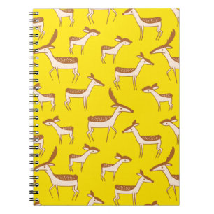 Cute Baby Deer and Family Notebook