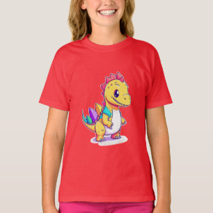 Cute Baby Dinosaur Design T-Shirt