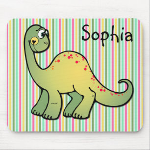 Cute Baby Dinosaur Mousepad for a Girl