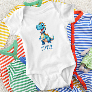 Cute Baby Dinosaur Personalized Bodysuit