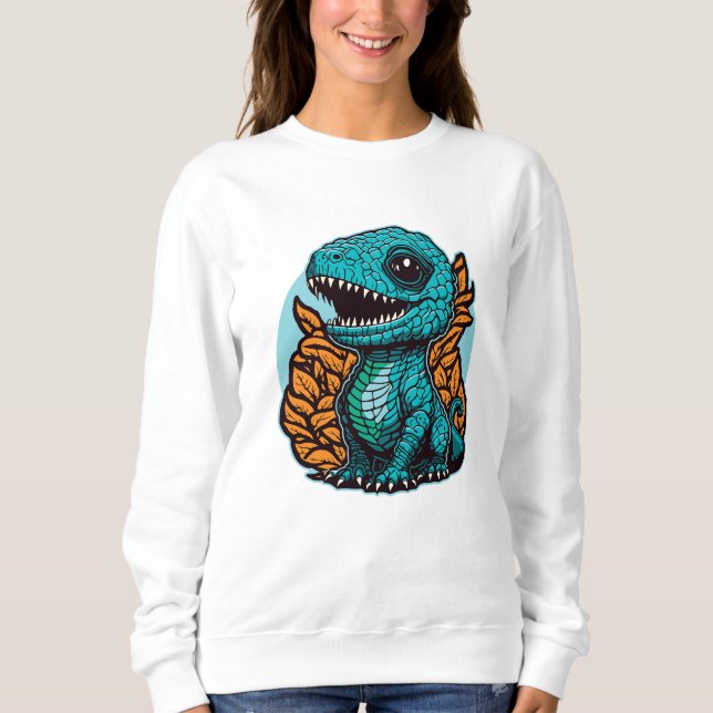 Cute Baby Dinosaur Sweatshirt (Front)