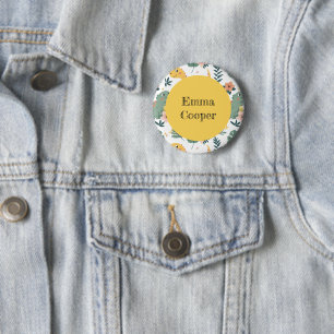 Cute Baby Dinosaurs Custom Kids' 2 Inch Round Button