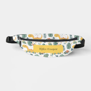 Cute Baby Dinosaurs Custom Kids' Fanny Pack