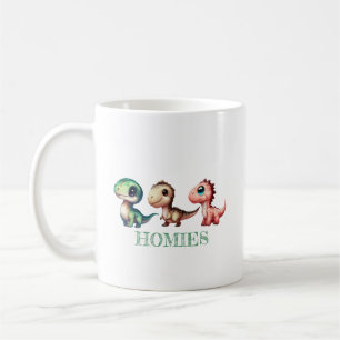  Cute Baby Dinosaurs Illustration Coffee Mug