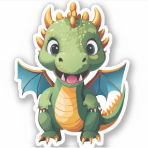 Cute Baby Dragon Cartoon Charactor