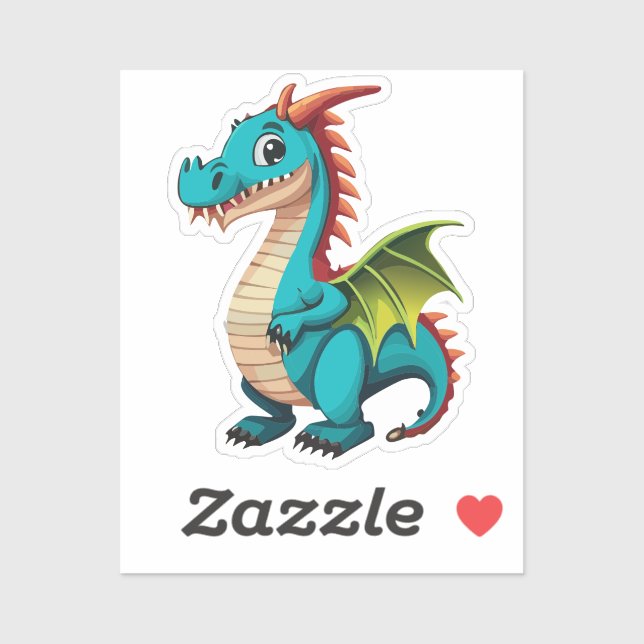 Cute Baby Dragon Looking  for His Favourite Candy (Sheet)