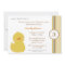 Cute Baby Duck Baby Shower Invite