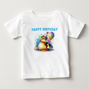 cute baby duck birthday shirt