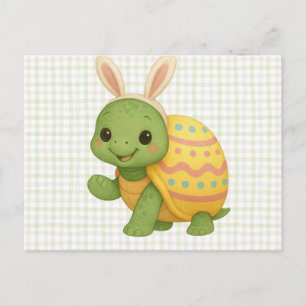 Cute baby Easter/Spring Turtle Holiday Postcard