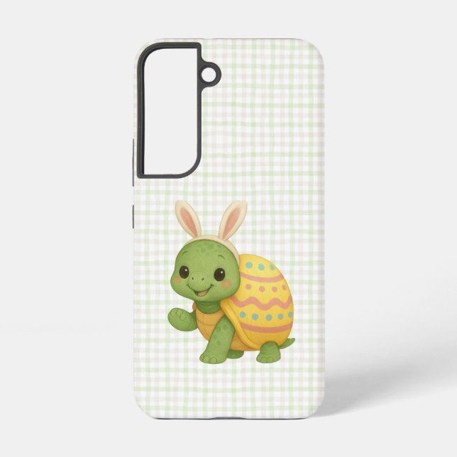 Cute baby Easter/Spring Turtle Samsung Galaxy S22 Case (Back)