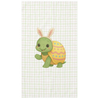 Cute baby Easter/Spring Turtle Tablecloth