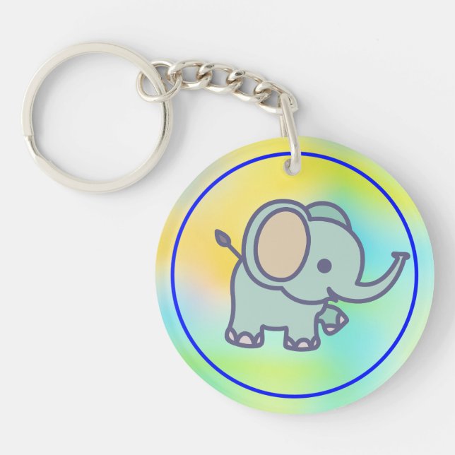 Cute Baby Elephant Cartoon-47767 (Devant)