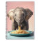 Cute Baby Elephant Eating Spaghetti
