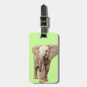 Cute Baby Elephant Luggage Tag