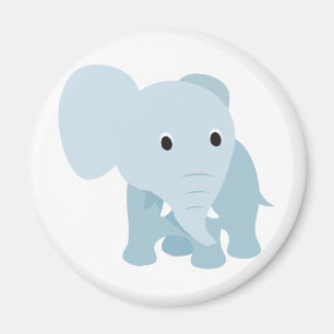 Cute Baby Elephant Magnet