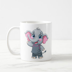 Cute Baby Elephant Mug