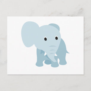 Cute Baby Elephant Postcard