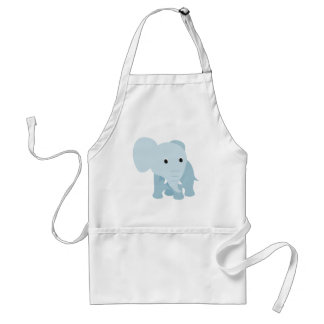 Cute Baby Elephant Standard Apron