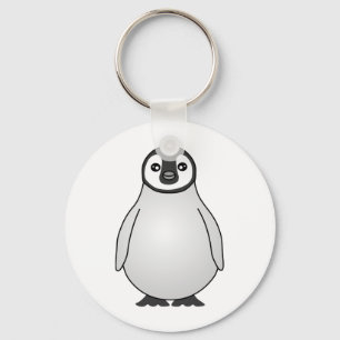 Cute Baby Emperor Penguin Cartoon Keychain