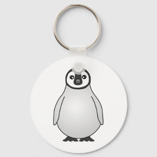 Cute Baby Emperor Penguin Cartoon Keychain