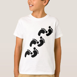 cute baby footprints T-Shirt