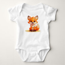 Cute Baby Fox – Adorable Cartoon Bodysuit