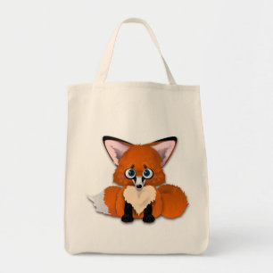 Cute Baby Fox Tote Bag