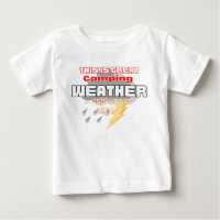 Cute baby funny camping weather