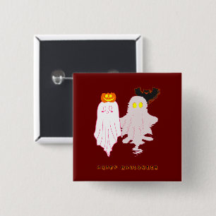 Cute Baby Ghosts Halloween Button