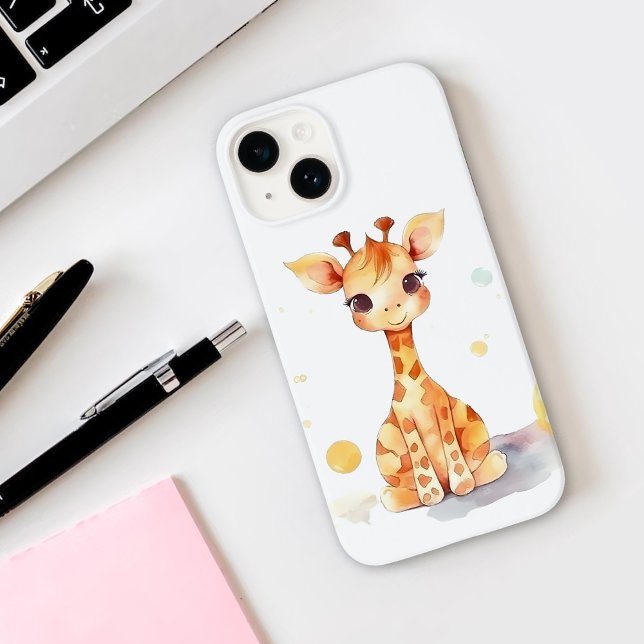 Cute Baby Giraffe iPhone 14 Case (Creator Uploaded)