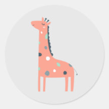 Cute baby giraffe sleeping