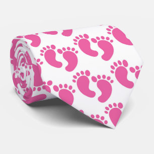 Cute baby girl feet it's a girl tie! tie